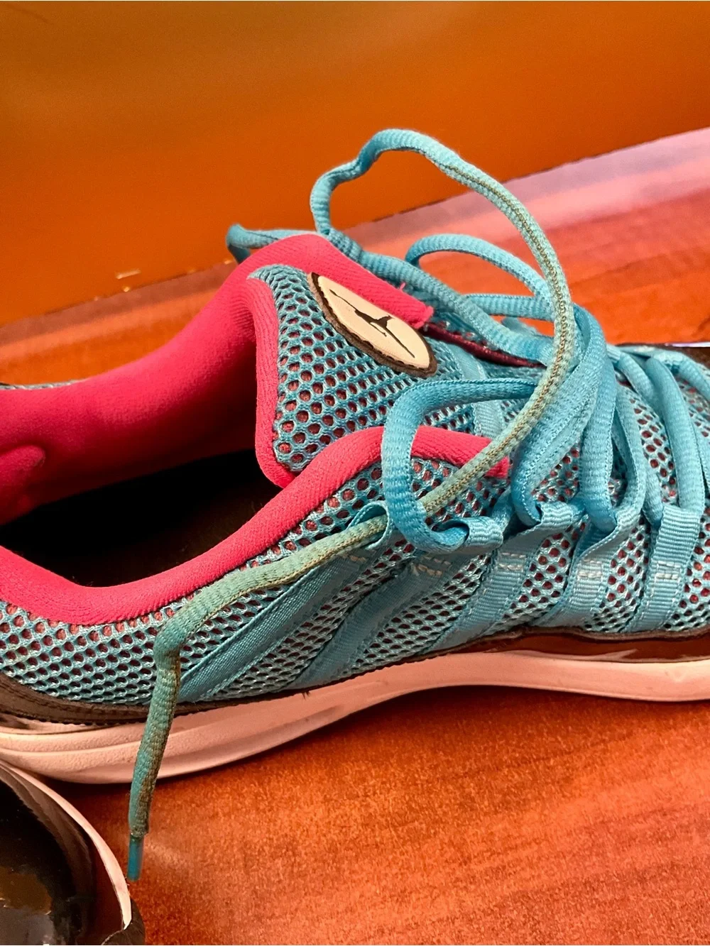 Jordan Youth Turquoise, Black & Pink Low-Top Sneakers